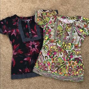 Nursing scrub tops